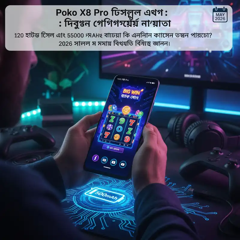 Poko X8 Pro ডিসপ্লে এবং ব্যাটারি লাইফ গেমিং রিভিউ
